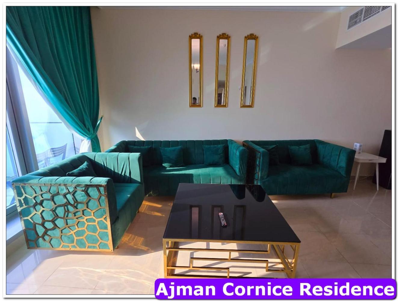 Skyline High Beach 2 Bedroom Apartment Ajman Exteriör bild
